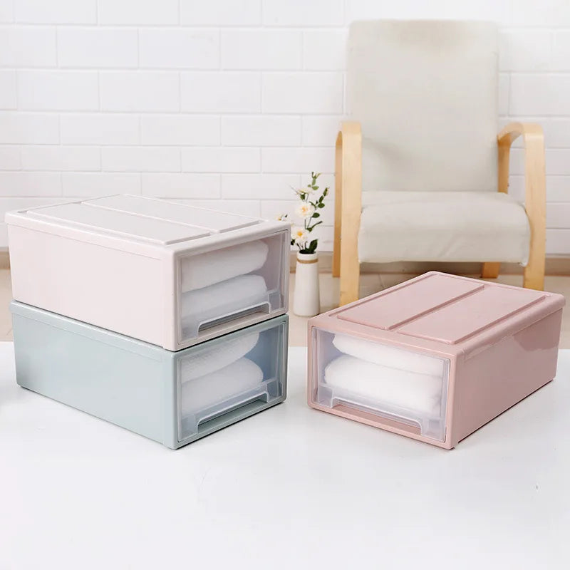 Drawer Storage Box Drawer Storage Storage Box Transparent Shoe Box Storage Drawer Household Clothes Storage Box