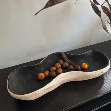 Wooden Fruit Tray Irregular Dried Fruit Tray Living Room Coffee Table Home High-end High-value Snack Tray Decorative Ornament