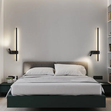 Nordic Wall Lamp Modern Black Minimalist Living Room Sofa Background Wall Decorative Luxury Bedroom Bedside Led Wall Lights