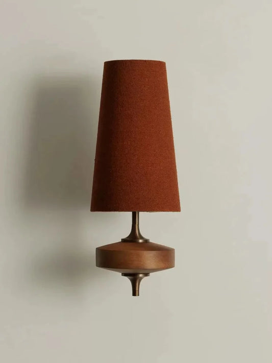 Modern fabric LED wall lamp Nordic style bedroom bedside lamp Korean style living room creative minimalist decorative lamp