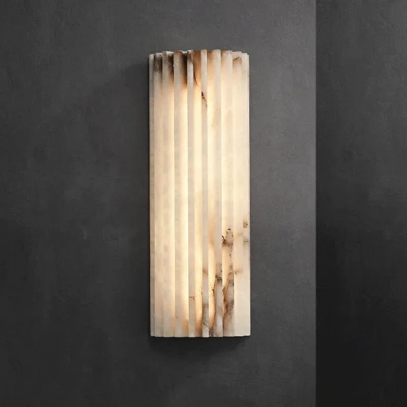 Modern Minimalist Marble Wall Lamp Bedside Lamp Bedroom Italian Style Light Luxury Designer Personalized Living Room TV Sconce