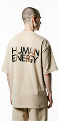 Oversized Beige T-Shirt 
