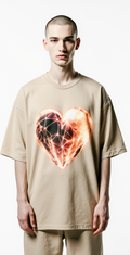 Oversized Beige T-Shirt 