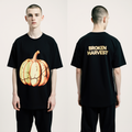 Broken Harvest Oversized Halloween T-Shirt – Limited Edition Streetwear Pumpkin Graphic Tee