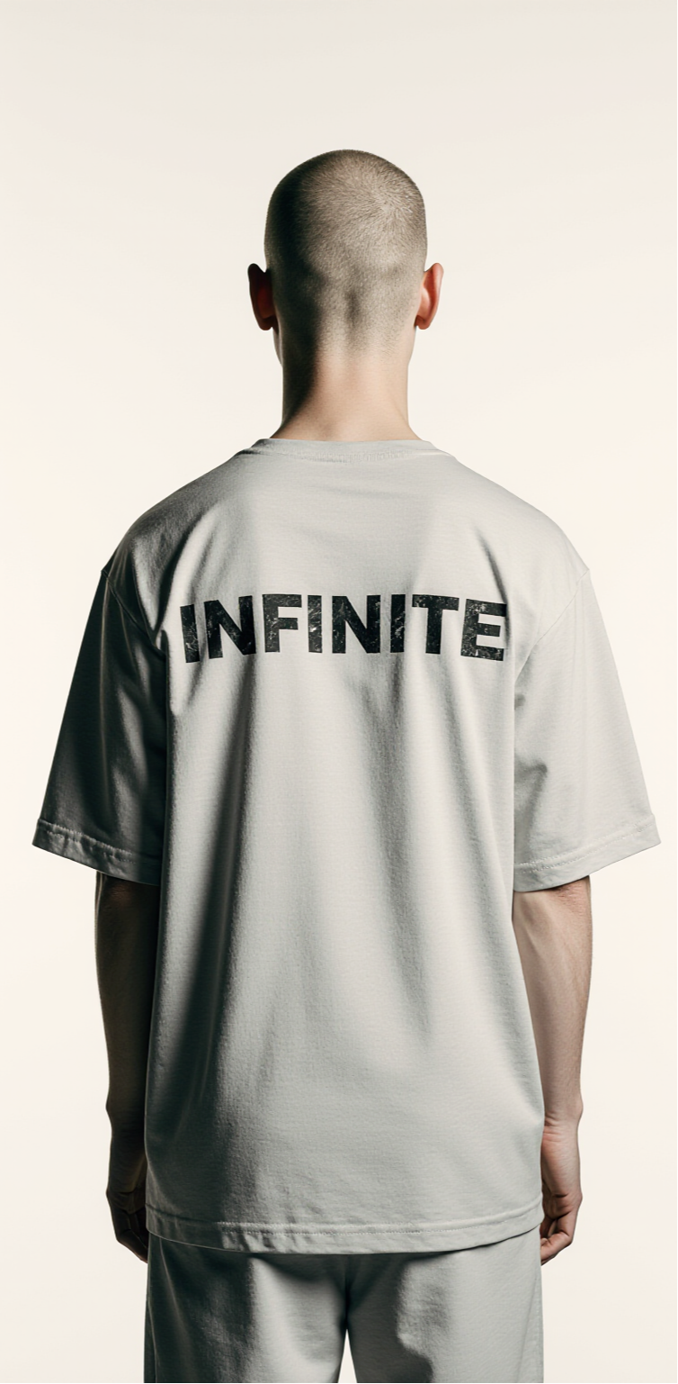 Infinite Oversized Snowflake T-Shirt – Winter Streetwear Graphic Tee in Limited Edition