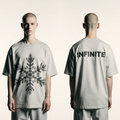 Infinite Oversized Snowflake T-Shirt – Winter Streetwear Graphic Tee in Limited Edition