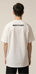 Oversized White T-Shirt for Men – Nature River & Forest Graphic – Streetwear 