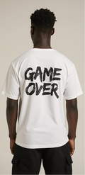 Loser Oversized T-Shirt – White Streetwear Tee with “Game Over” Back Print