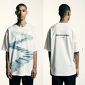 Oversized White T-Shirt for Men – Endless Stairs Graphic – Streetwear 