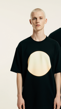 Men’s Oversized Black T-Shirt – “ICON” Minimalist Streetwear Tee