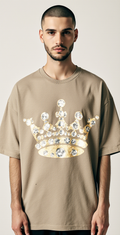 Oversized Crown T-Shirt – Wear Your Wealth Streetwear Tee | Luxury Urban Fashion