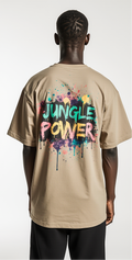 Oversized Streetwear T-Shirt – Jungle Power Graphic Tee | Urban Tribal Unisex Fashion