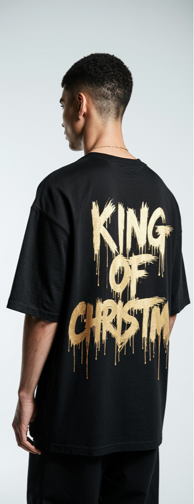 Oversized King of Christmas T-Shirt – Streetwear Holiday Graphic Tee | Urban Fashion