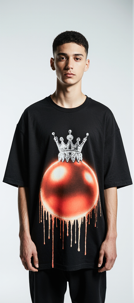 Oversized King of Christmas T-Shirt – Streetwear Holiday Graphic Tee | Urban Fashion