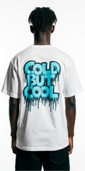 Oversized Snowman T-Shirt – Cold But Cool Christmas Streetwear Graphic Tee | Holiday Oversize Fashion