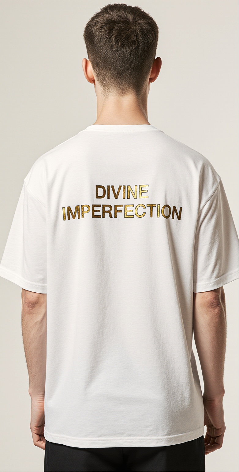 Oversized Streetwear T-Shirt "Divine Imperfection" – Luxury Graphic Tee with Greek Sculpture Print