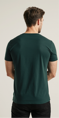Dark Green Tiger Head Graphic T-Shirt for Men – Premium Cotton – Modern Streetwear
