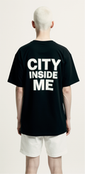 Oversized Black T-Shirt for Men – X-Ray Skeleton Graphic – Streetwear 